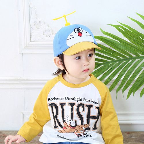 竹蜻蜓婴儿鸭舌帽宝宝帽子春秋夏季薄款卡通儿童软檐可爱超萌男潮