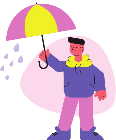 rainy weather illustration