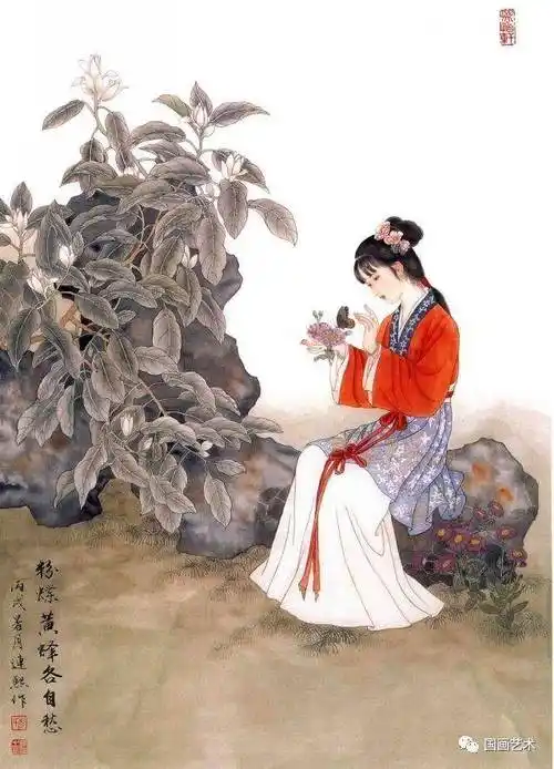 彭连熙《红楼梦》群芳图欣赏