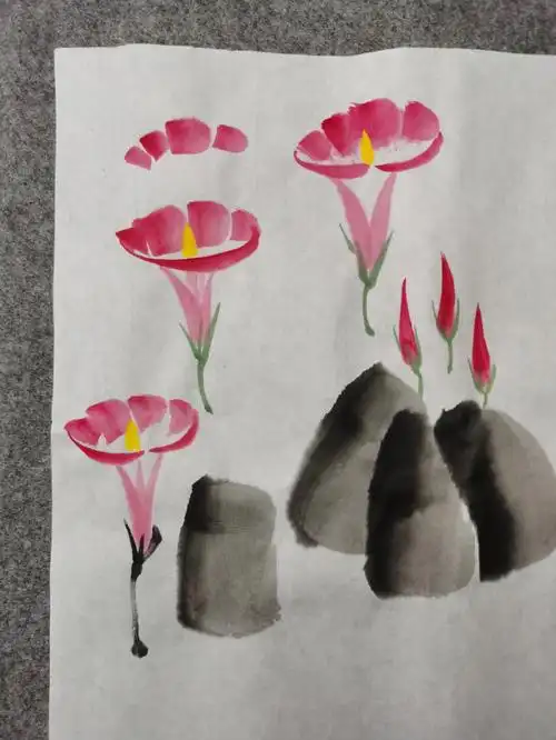 中国画牵牛花分解教程