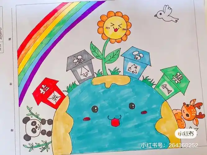 环保)学会垃圾分类 共创文明城市—新秀学校一年级三班吴偲铭 三阶段