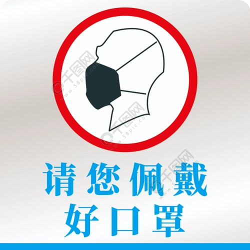 请您佩戴好口罩疫情