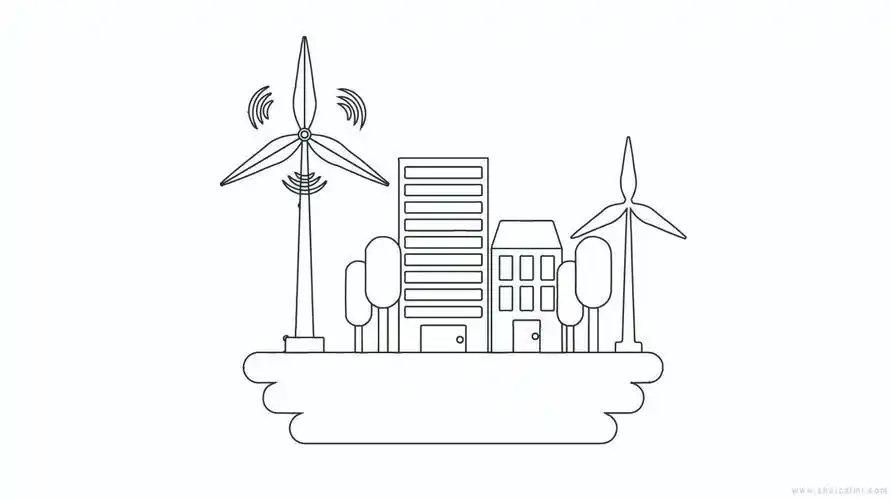 新家园卡通简笔画