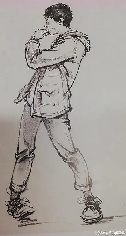 超强干货!速写人物画法4大步骤,教你画出考场中出挑的速写作品