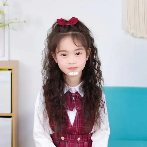 羊毛卷加高马尾太显发量了新年扎增高5cm