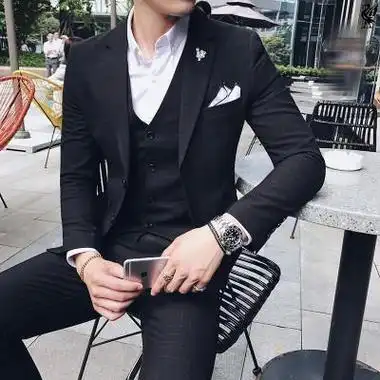 新郎头像单人西装