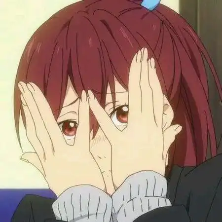 捂眼睛gif不敢看gif小女孩gif日本动漫gif