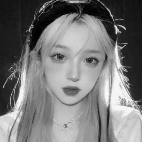 美女黑白头像图片100张 高清好看黑白照片的美女头像_女生头像_头像屋