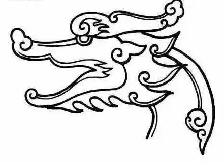 龙头简笔画呢图网西方龙龙头简笔画中国龙头画法简笔画侧面