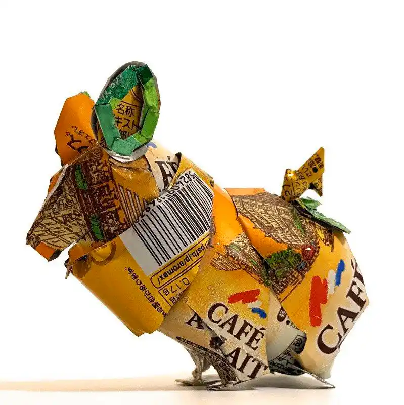 手工高玩打造易拉罐艺术品模型造型惟妙惟肖网友热赞