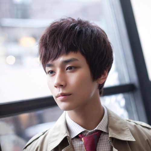 韩版实拍蓬松全手织真发男士假发 时尚男生学生短直发套定做短发