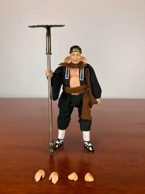 现货人偶小兵布衣悟能猪八戒手办西游记可动即发潮玩盲盒