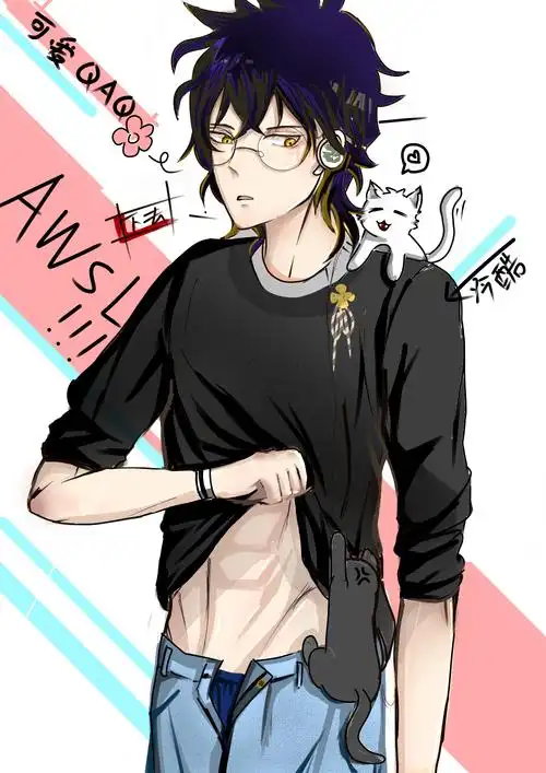 黑色五叶草#黑色四叶草#指绘#尤诺 2020.03.18/评论:3/热度:27