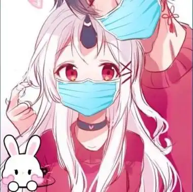 皮卡丘戴口罩头像