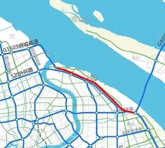 上海市g1503郊环线成圆工程浦东段蓄势待发,全长达到18公里