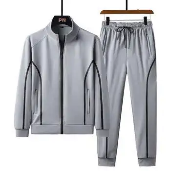 zgmr长袖运动套装男春秋季外套大码休闲长裤套装冬装卫衣男运动服套装