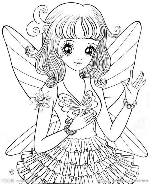 仙子小精灵简笔画