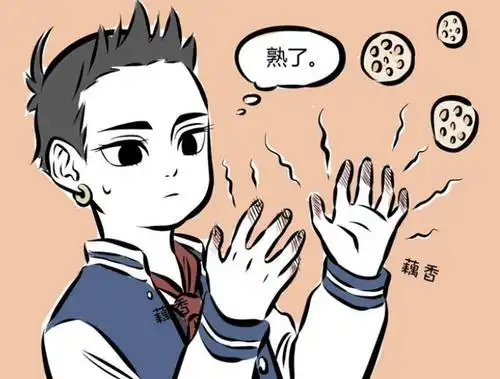 非人哉:哪吒把手伸进红孩儿"衣服里面",莲藕香味飘来,烤熟了