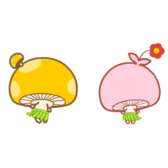 卡通蘑菇人跳舞可爱gif动图_动态图_表情包下载_soogif