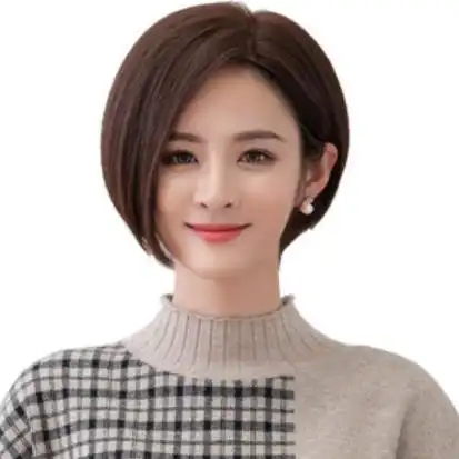 偏分波波头发型图片