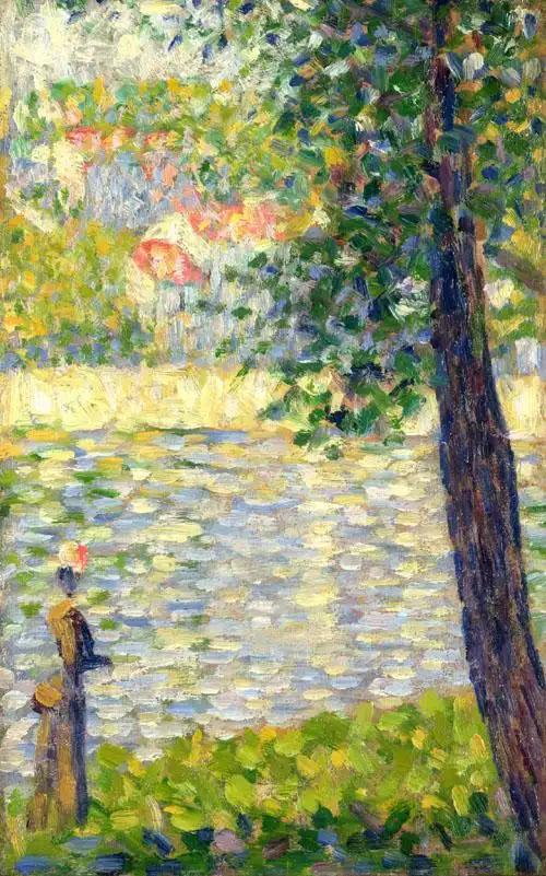 法国印象派画家修拉的点彩画欣赏