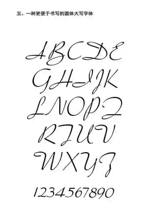 字母e的笔顺 小学英语26个字母书写的规范入门 笔顺