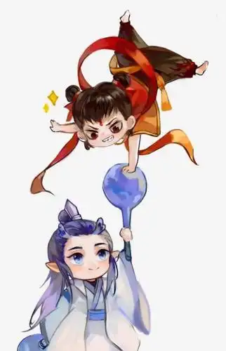 q版哪吒和敖丙最后一张是要把他们两个人炖了吗