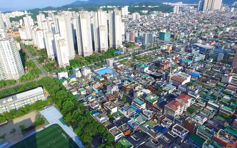 【航拍】韩国第四大城市 大邱市 251万人口