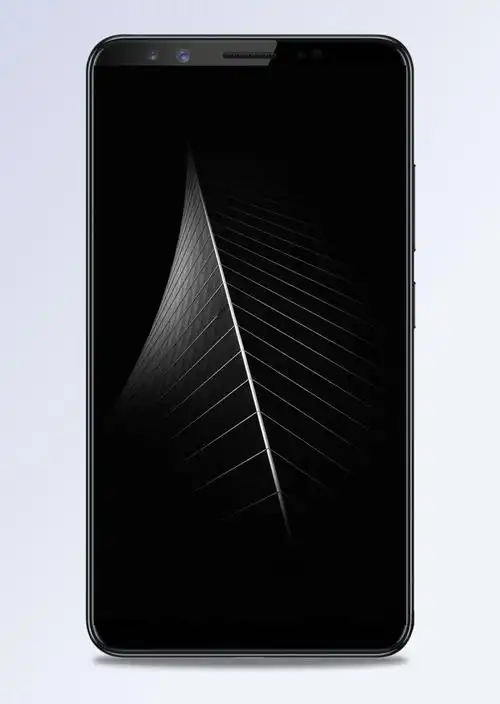 黑白几何渐变h5背景