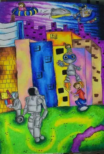 《我的太空梦》——颜以安(马来西亚,12岁)