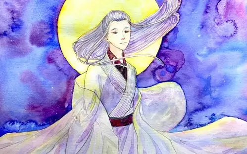 【水彩】史明克的蓝紫色实在太适合古风了吧!