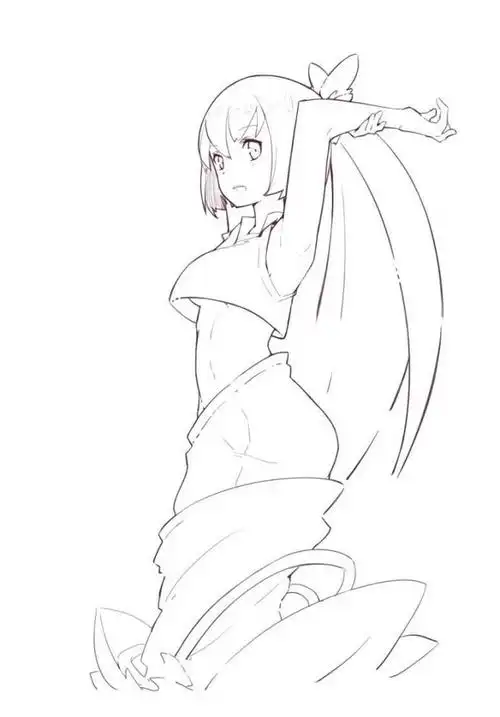 有好好画画,实际上是好个屁_(:з」∠)_ 画死线稿子去了直播置顶走你