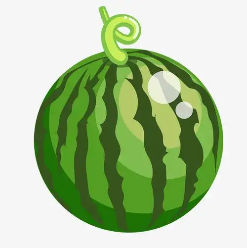 夏季水果卡通西瓜矢量图下载