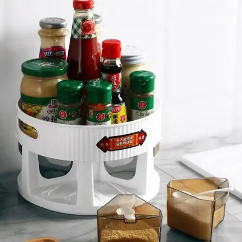 厨房调味料收纳盒置物架放盐味精装酱油醋用品组合u套装家用多功