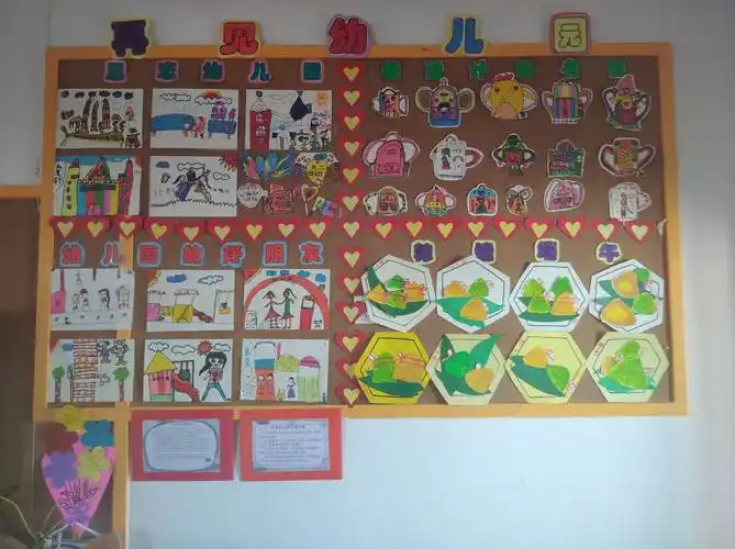 崆峒区实验幼儿园天门分园大二班六七月份主题墙展示