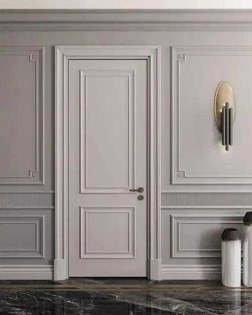 04「新欧式木门」新欧式木门自带一种低调的奢华,配以柔美的欧式曲线