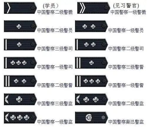 有多大 有兴趣的可以自己去搜搜相关的论文)我国警衔主要分为警员级