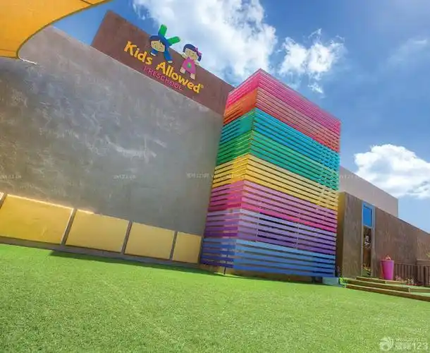 最新国际幼儿园外墙设计案例图片