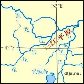 我国主要地形区-三江平原 - 中国地图全图 - 地理教师网