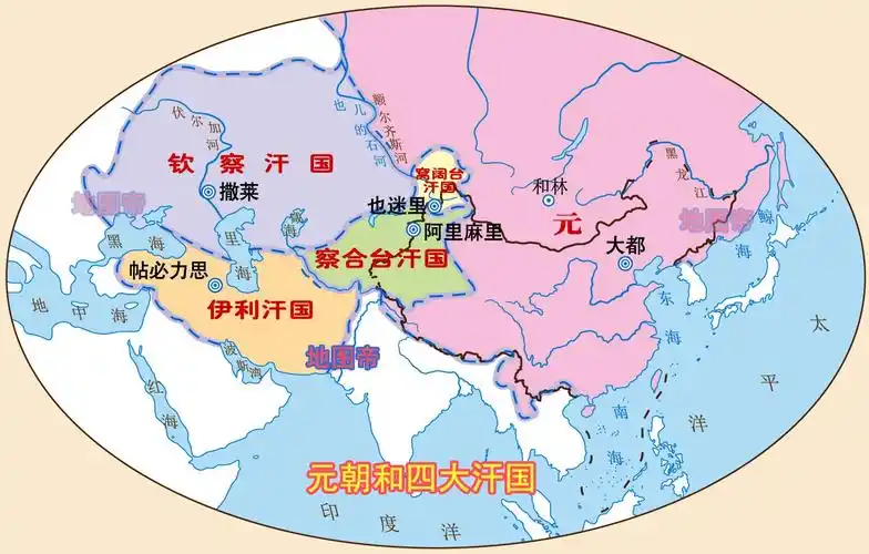 蒙古帝国三次西征最远打去哪里