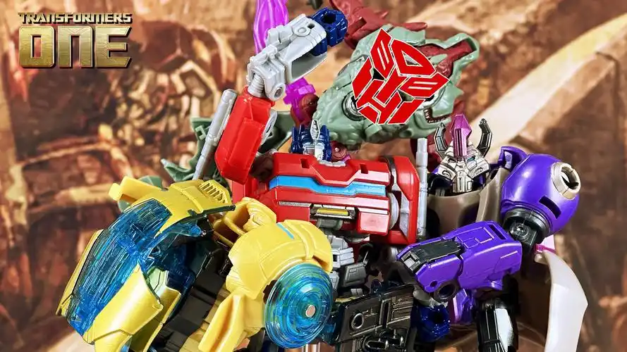 【超展示】变形金刚:起源 擎天柱 大黄蜂 钛师傅 五面怪 transformers