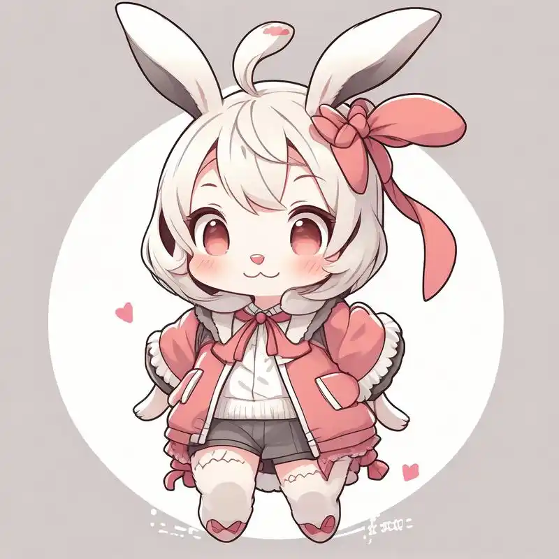 兔子微信头像,可爱到犯规92 超级可爱的兔子微信头像来啦!