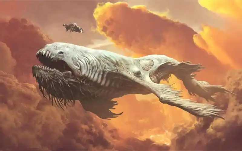 游戏广告中的巨鲲,就出自这部科幻片《利维坦》,特效真的燃爆了