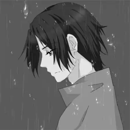 伤感流泪男头图片 在夜里哭得撕心裂肺的男孩哭完记得成熟_男生头像