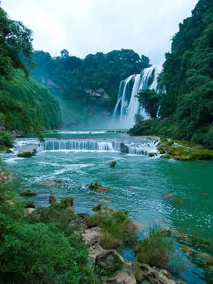 【瀑布聚财】图片免费下载_瀑布聚财素材_瀑布聚财模板-千图网