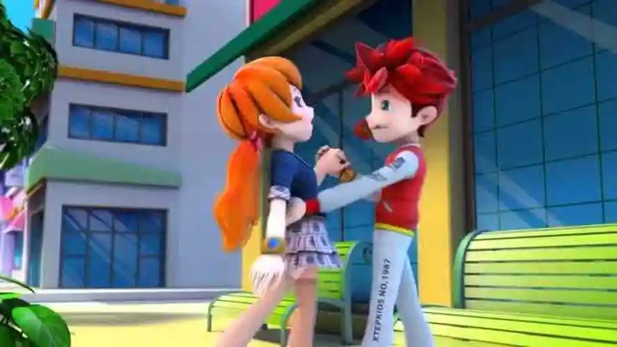 梦想总动员小特对小菲耍帅不小心把小菲甩了出去惨了