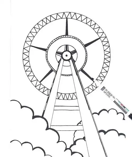 融合创意与艺术的摩天轮绘画课程