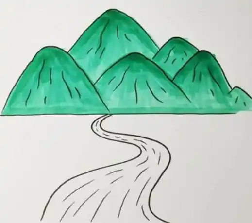 泰山简笔画 泰山简笔画简单