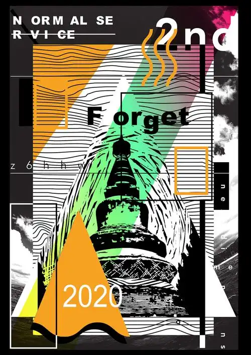 欧美抽象海报设计|平面|海报|狂尾隆_原创作品-站酷zcool