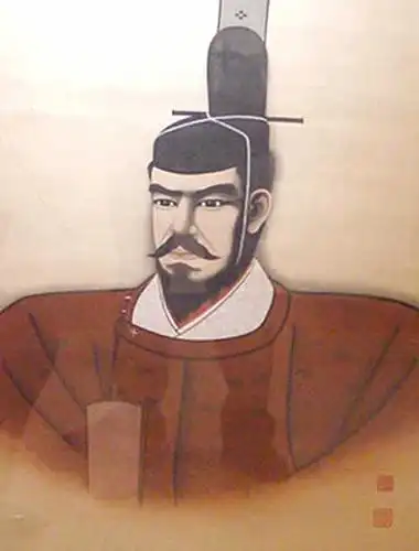 日本明治天皇自画像